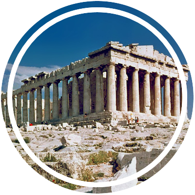 The Acropolis of Athens, Greece Marker