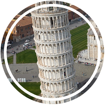 Leaning Tower of Pisa, Italy Marker