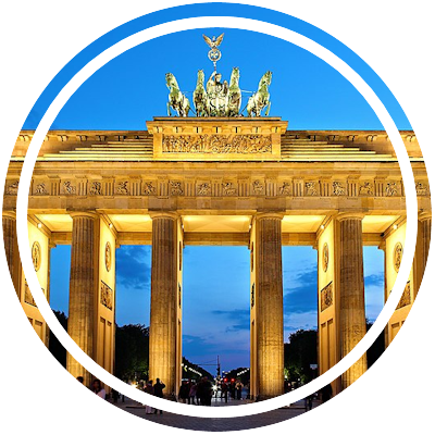 Brandenburg Gate, Berlin, Germany Marker